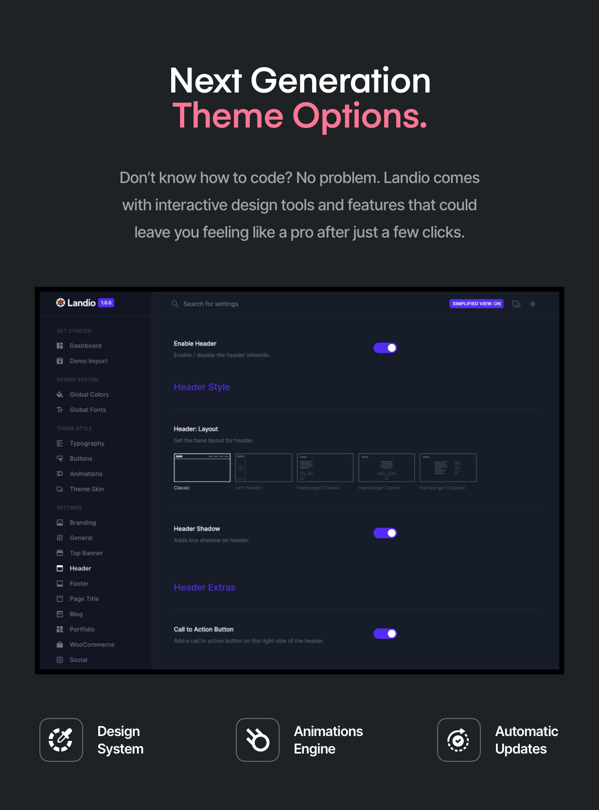 Theme Options